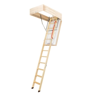 Schody strychowe FAKRO LWT 70x140 cm - wysokość do 305 cm